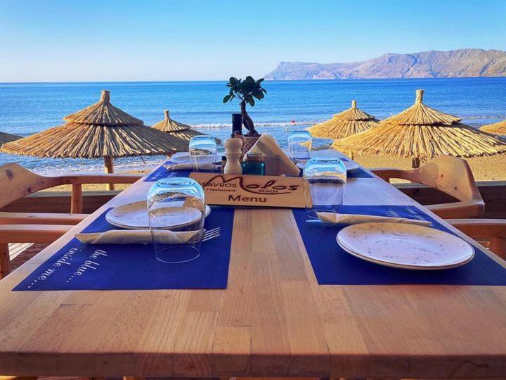 Molos Beach Rooms Киссамос Экстерьер фото